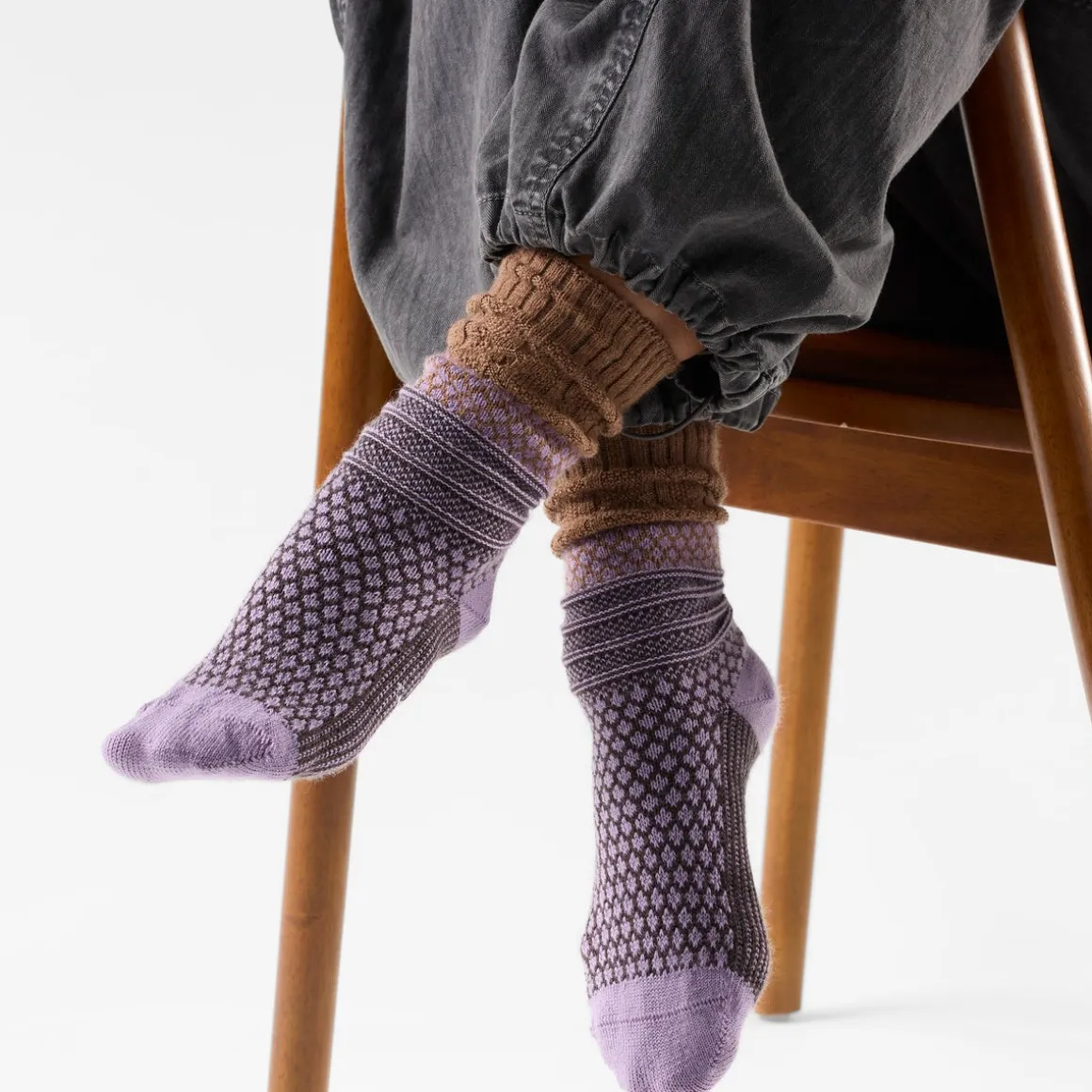 Women's Everyday Cozy Popcorn Cable Crew Socks