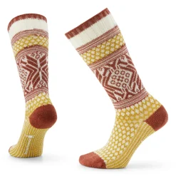 Women's Everyday Cozy Popcorn Snowflake Crew Socks