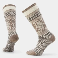 Women's Everyday Cozy Popcorn Snowflake Crew Socks