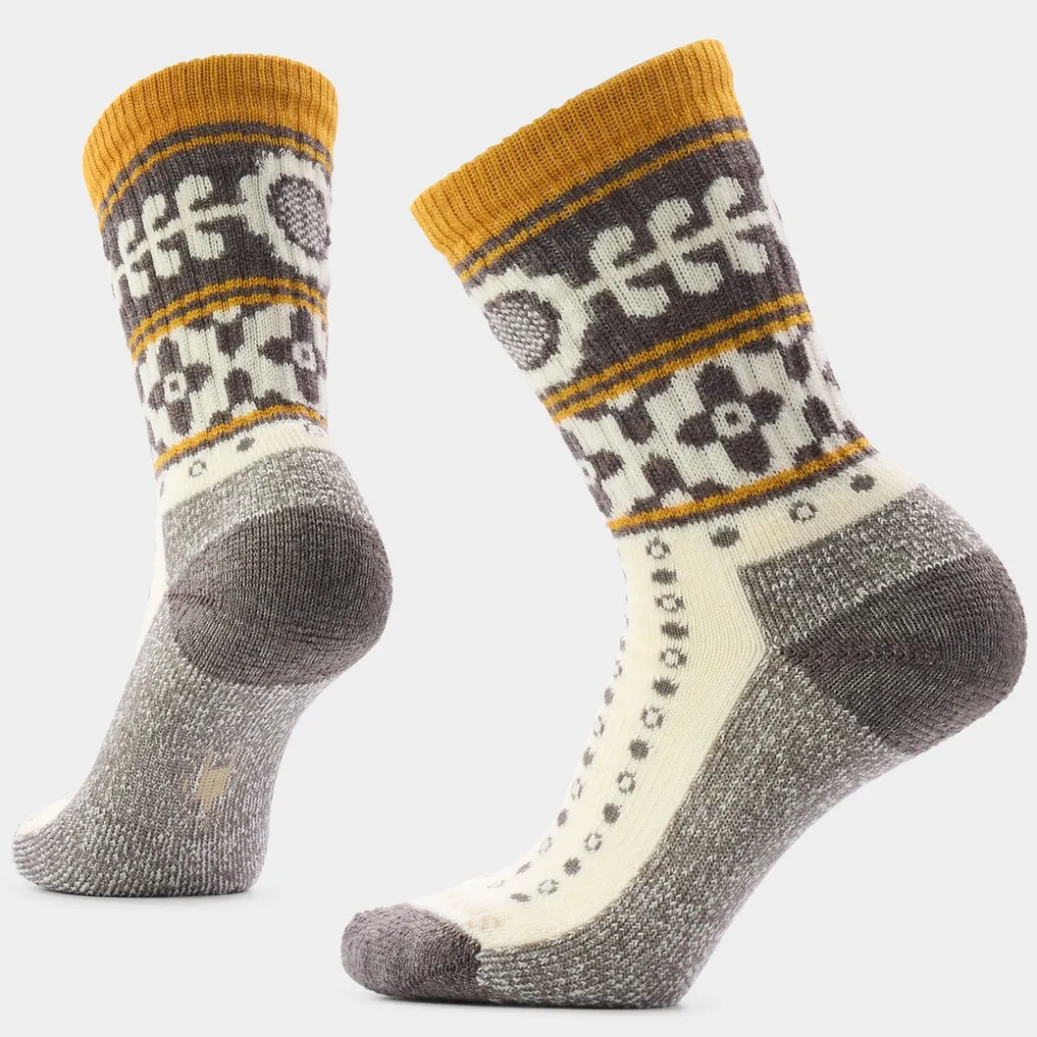 Women's Everyday Cozy Retro Sunflower Crew Socks