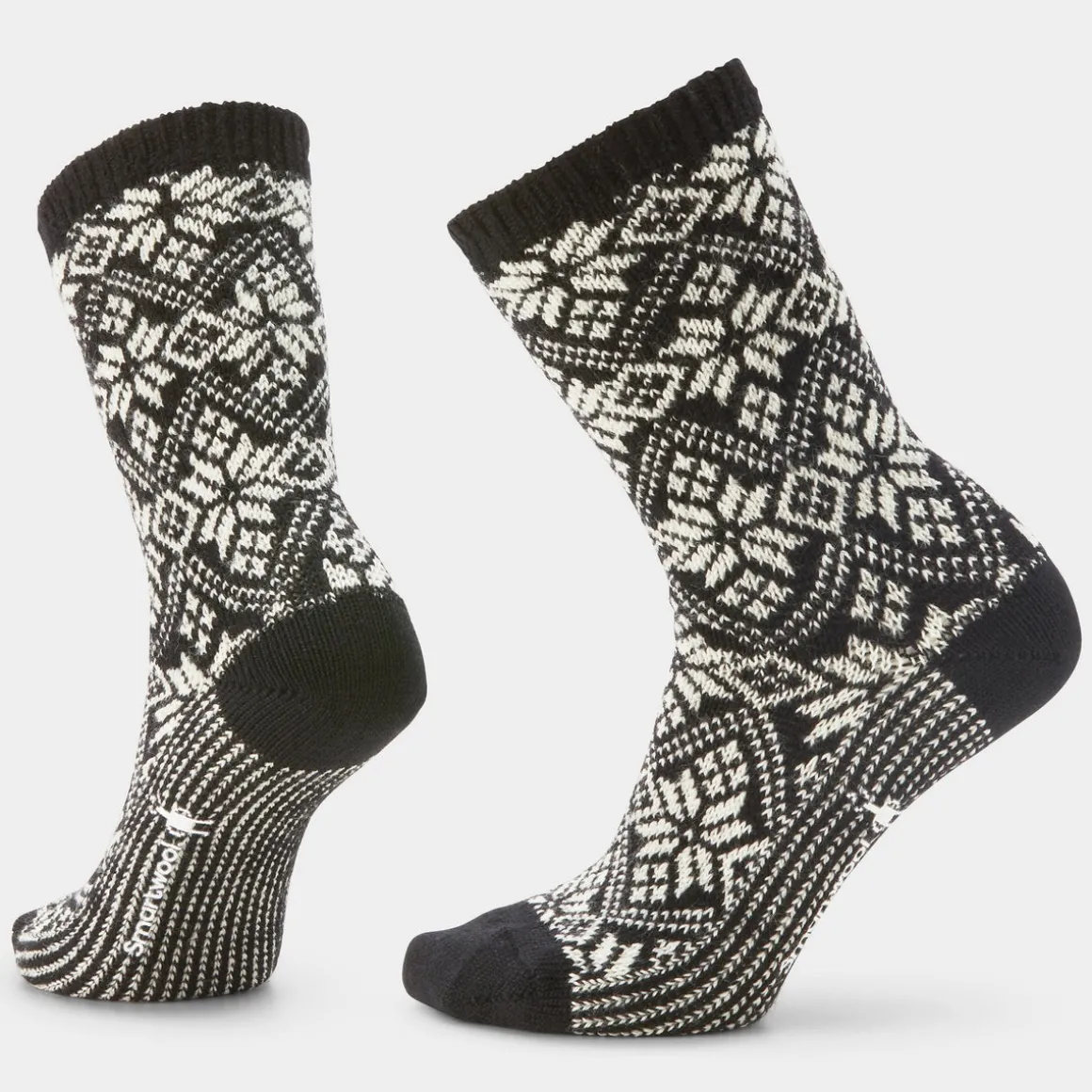 Women's Everyday Cozy Traditional Snowflake Crew Socks