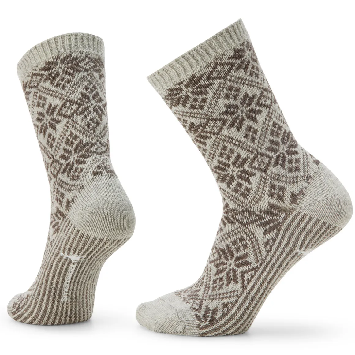 Women's Everyday Cozy Traditional Snowflake Crew Socks