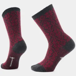 Women's Everyday Cozy Traditional Snowflake Crew Socks