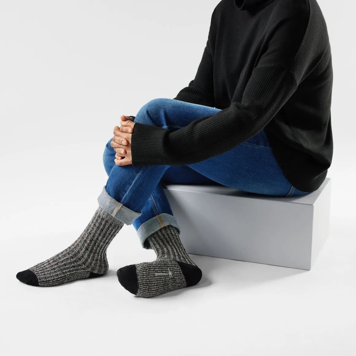 Women's Everyday Cozy Waffle Press Crew Socks