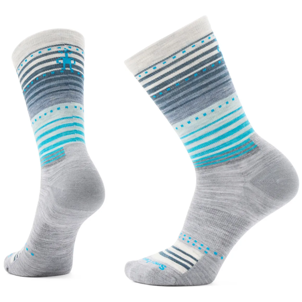 Women's Everyday Stitch Stripe Crew Socks