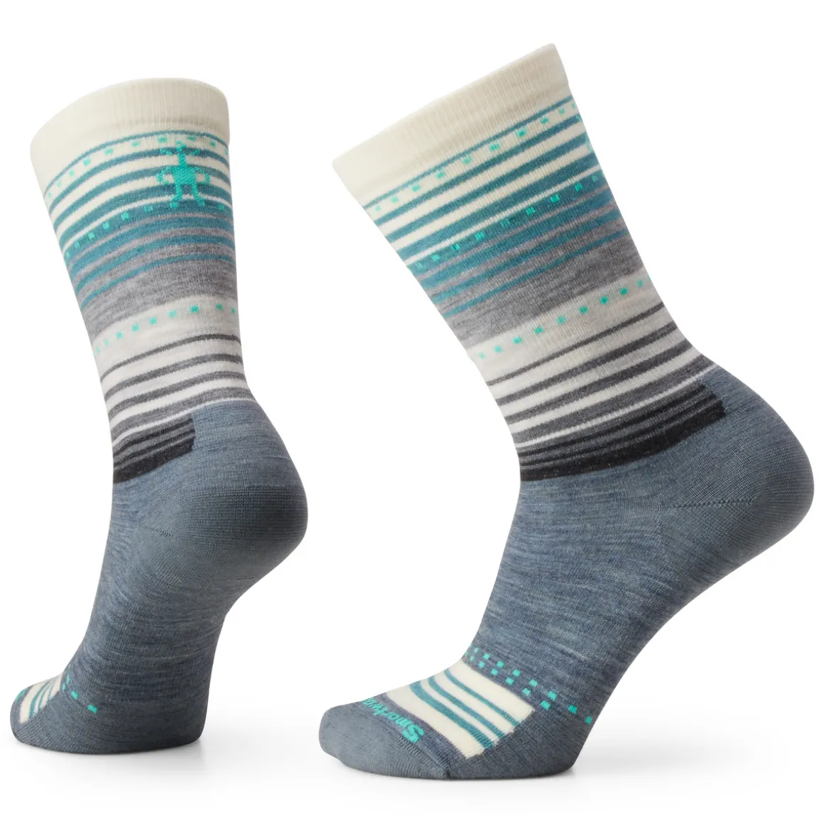 Women's Everyday Stitch Stripe Crew Socks