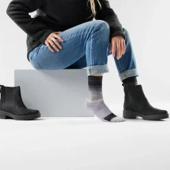 Women's Everyday Stitch Stripe Crew Socks