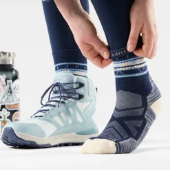 Women's Hike Zig Zag Valley Mid Crew Socks