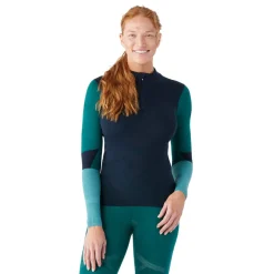 Women's Intraknit™ Thermal Merino Base Layer Colorblock 1/4 Zip