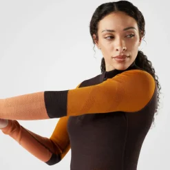 Women's Intraknit™ Thermal Merino Base Layer Colorblock 1/4 Zip