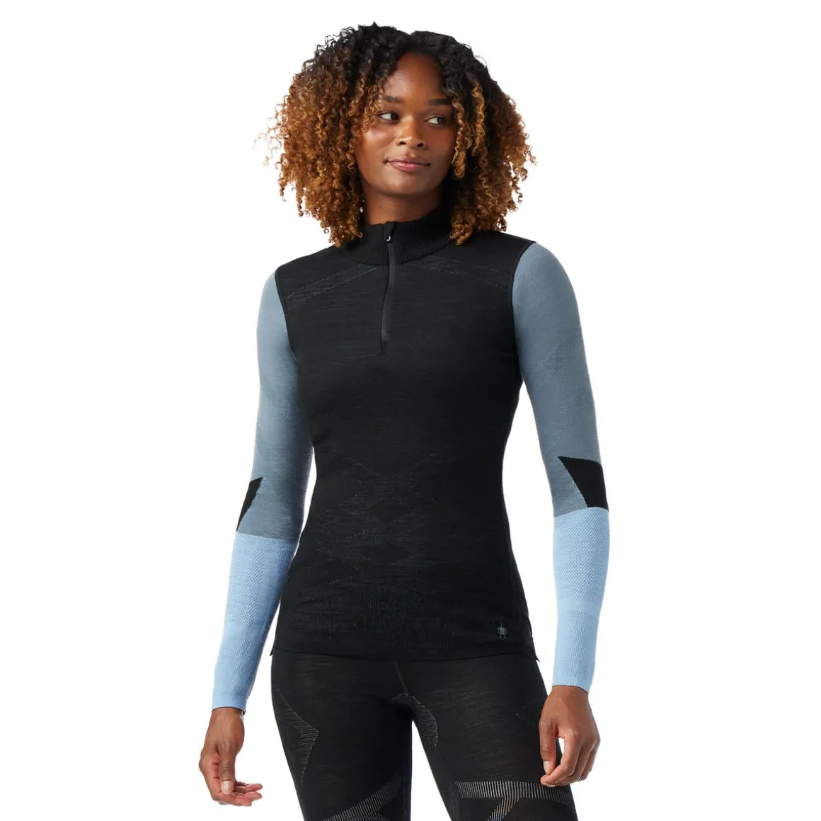 Women's Intraknit™ Thermal Merino Base Layer Colorblock 1/4 Zip