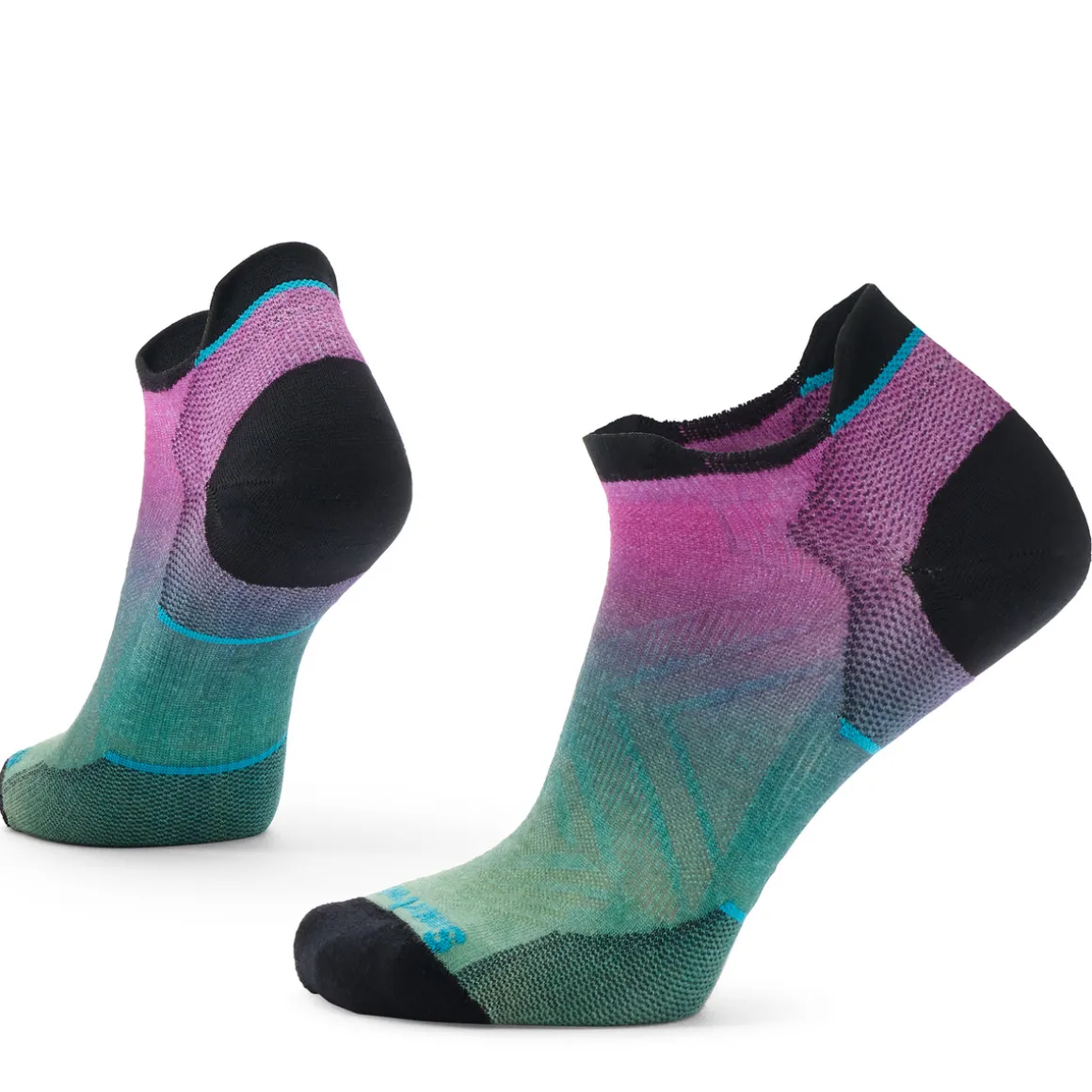 Women's Run Ombre Print Low Ankle Socks