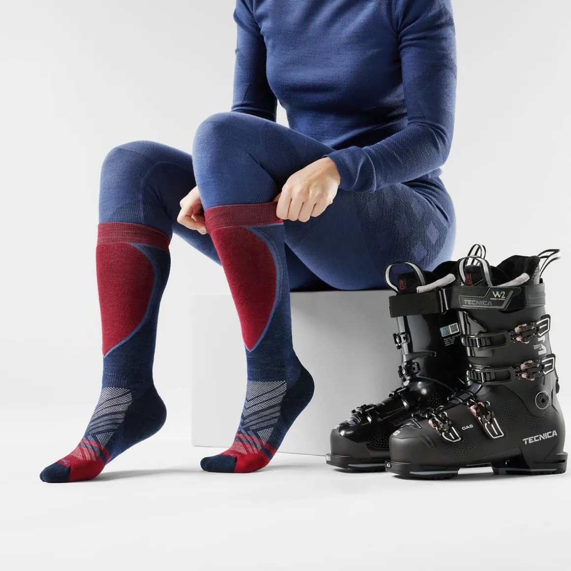 Women's Ski Over The Calf Socks