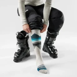 Women's Ski Pattern Over The Calf Socks