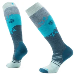 Women's Ski Snowpocalypse Pattern Over The Calf Socks