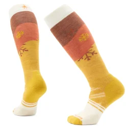 Women's Ski Snowpocalypse Pattern Over The Calf Socks