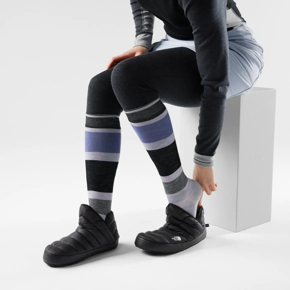 Women's Snowboard Extra Stretch Over The Calf Socks