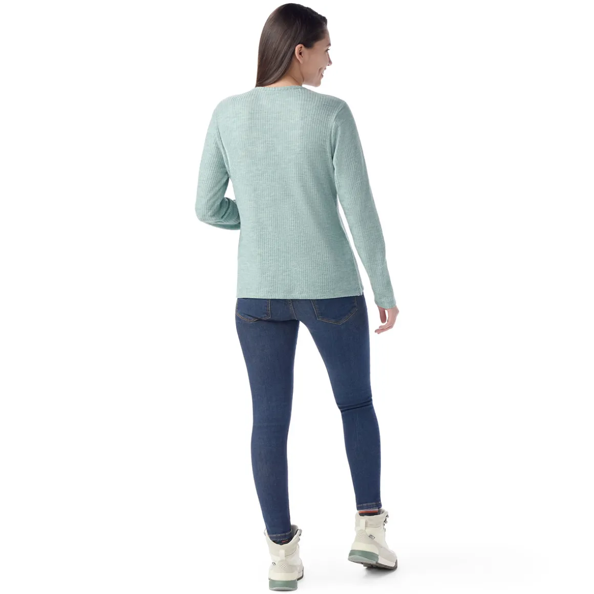 Women's Thermal Merino Rib Crew