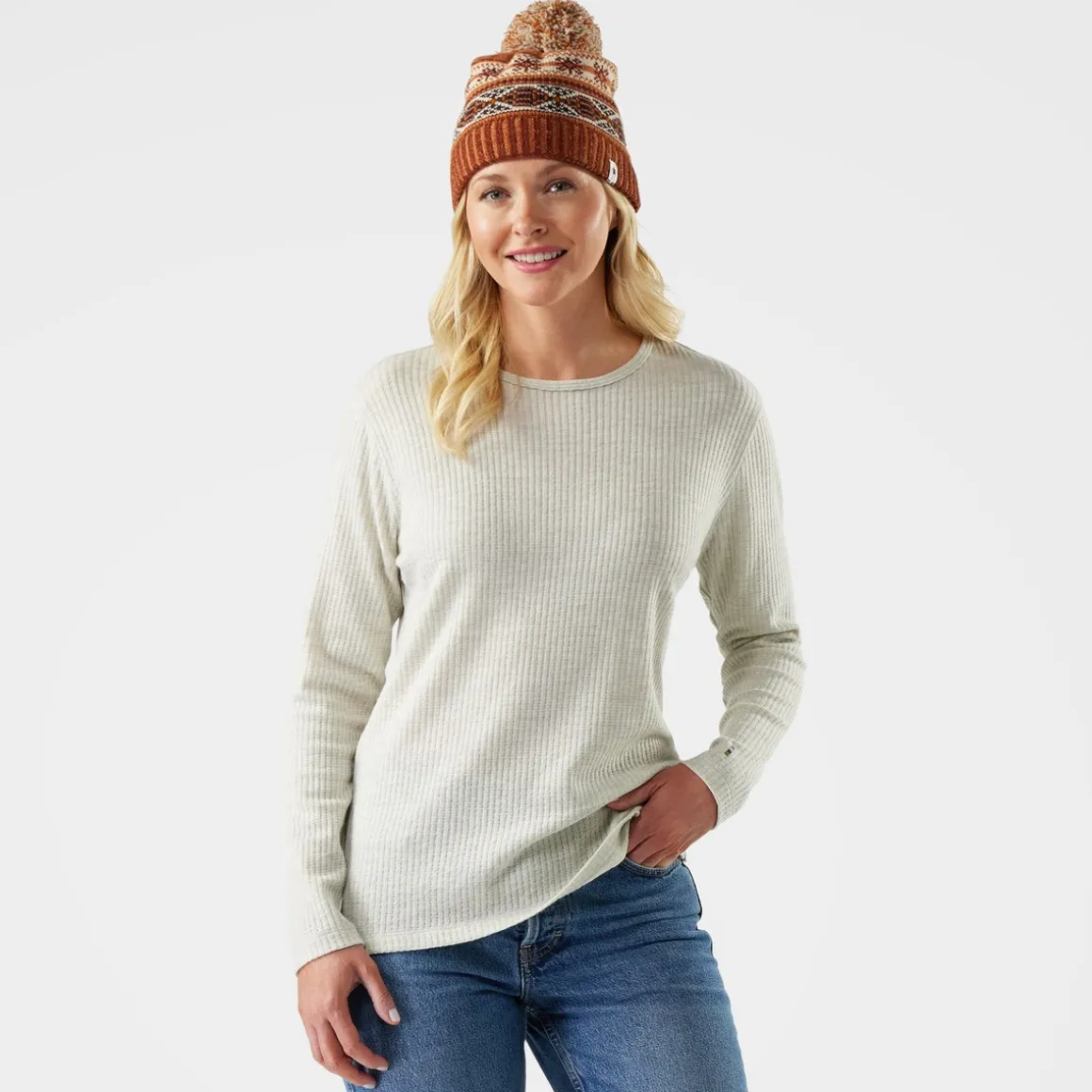 Women's Thermal Merino Rib Crew
