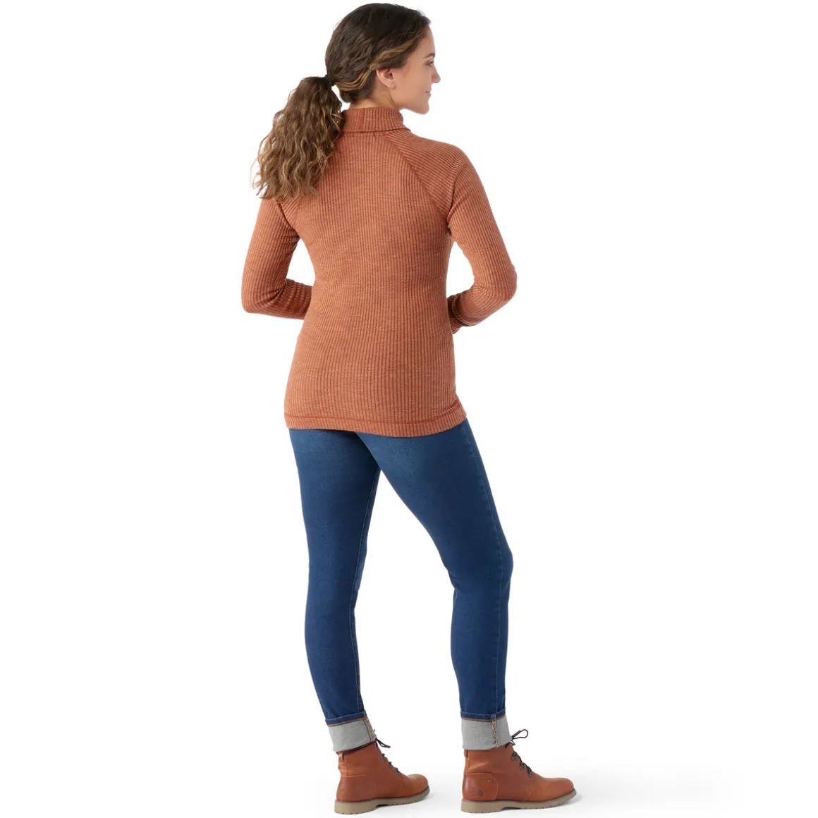 Women's Thermal Merino Rib Turtleneck